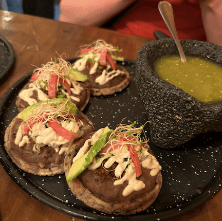 A plate of sopas
